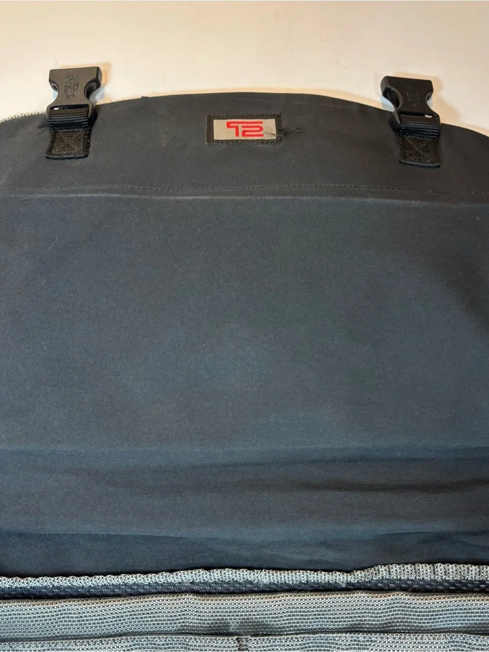 Tumi Gray Ballistic Tech T2 Nylon Expandable Messenger Computer Briefcase